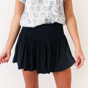 The KOCH Erika Skirt in Navy Python - XS